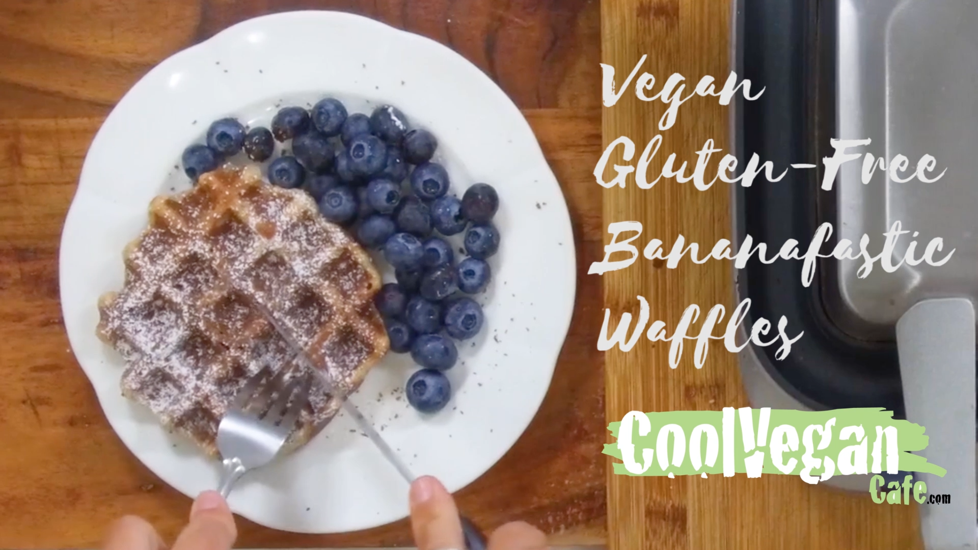 Vegan Gluten-Free Bananafastic Waffles
